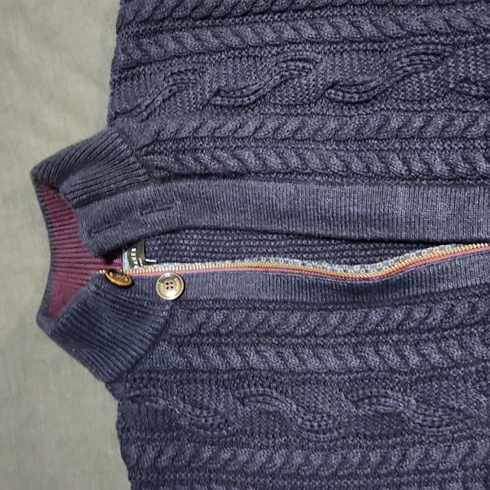 Ted Baker Zip Cardigan - Men's Size Small
